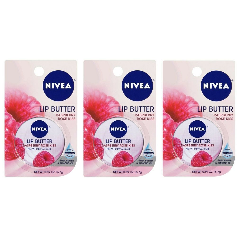 COPY - NIVEA Lip Butter Raspberry Rose Kiss Pack …